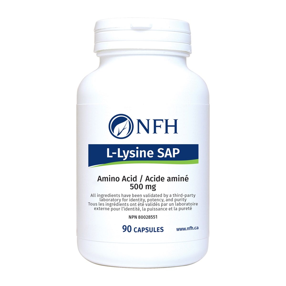 NFH L-Lysine SAP 90 Capsules