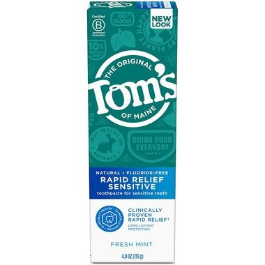 Tom&#39;s Rapid Relief Sensitive Toothpaste - Fresh Mint