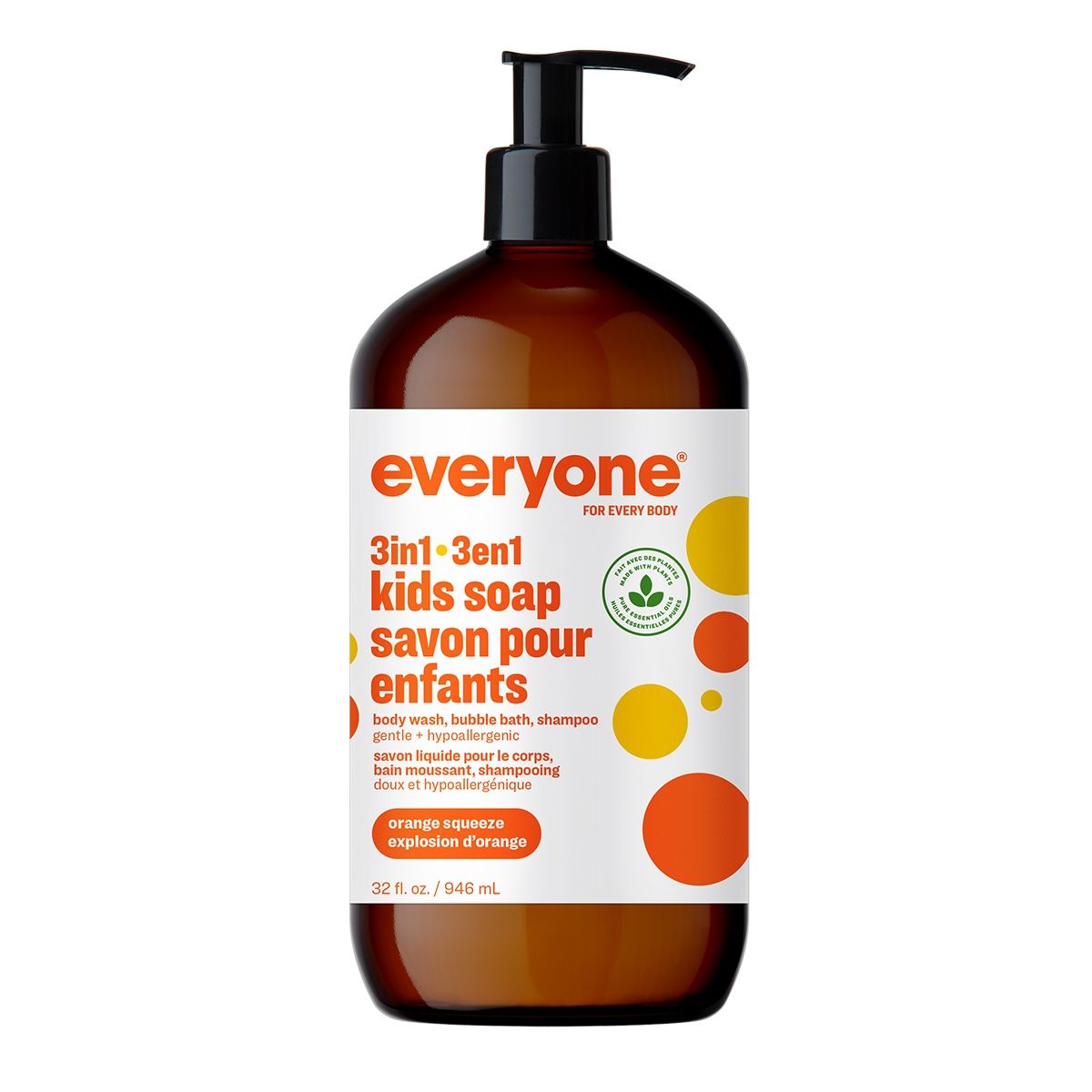 Everyone 3 In 1 Soap Kids Orange Squeeze 946mL