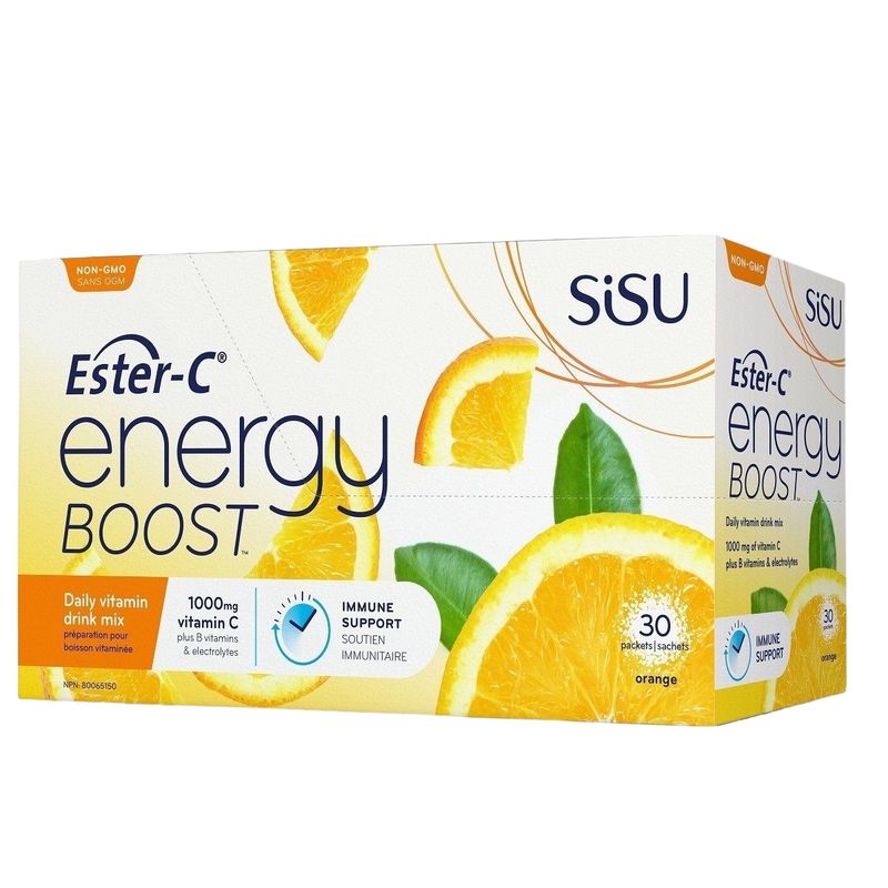 Sisu Ester-C Energy Boost Orange 30 Packs