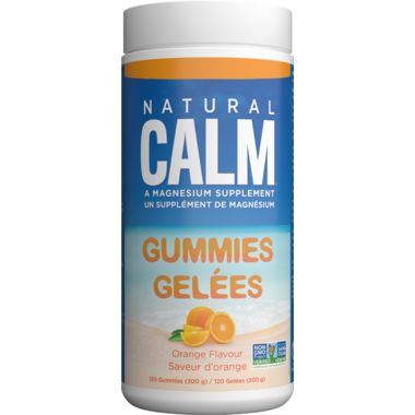 Natural Calm Magnesium Gummies Orange Flavour