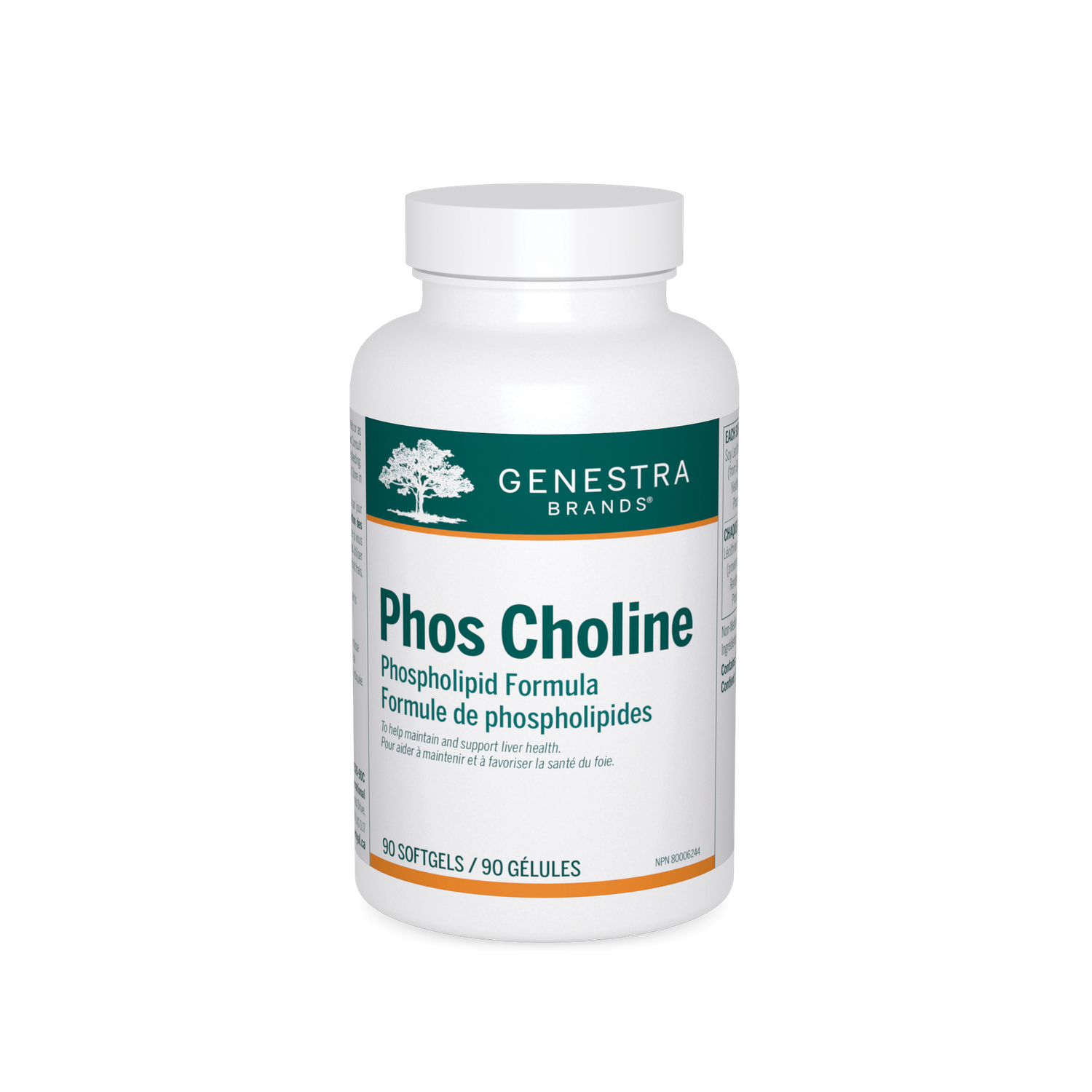 Genestra Phos Choline, 90 Softgels
