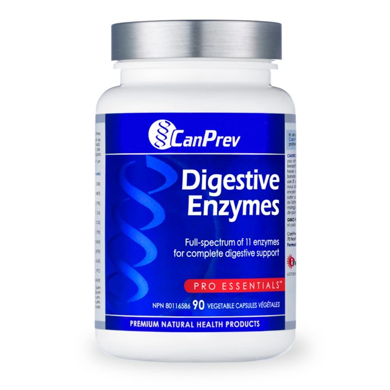 CanPrev Digestive Enzymes 90 Vegetable Capsules