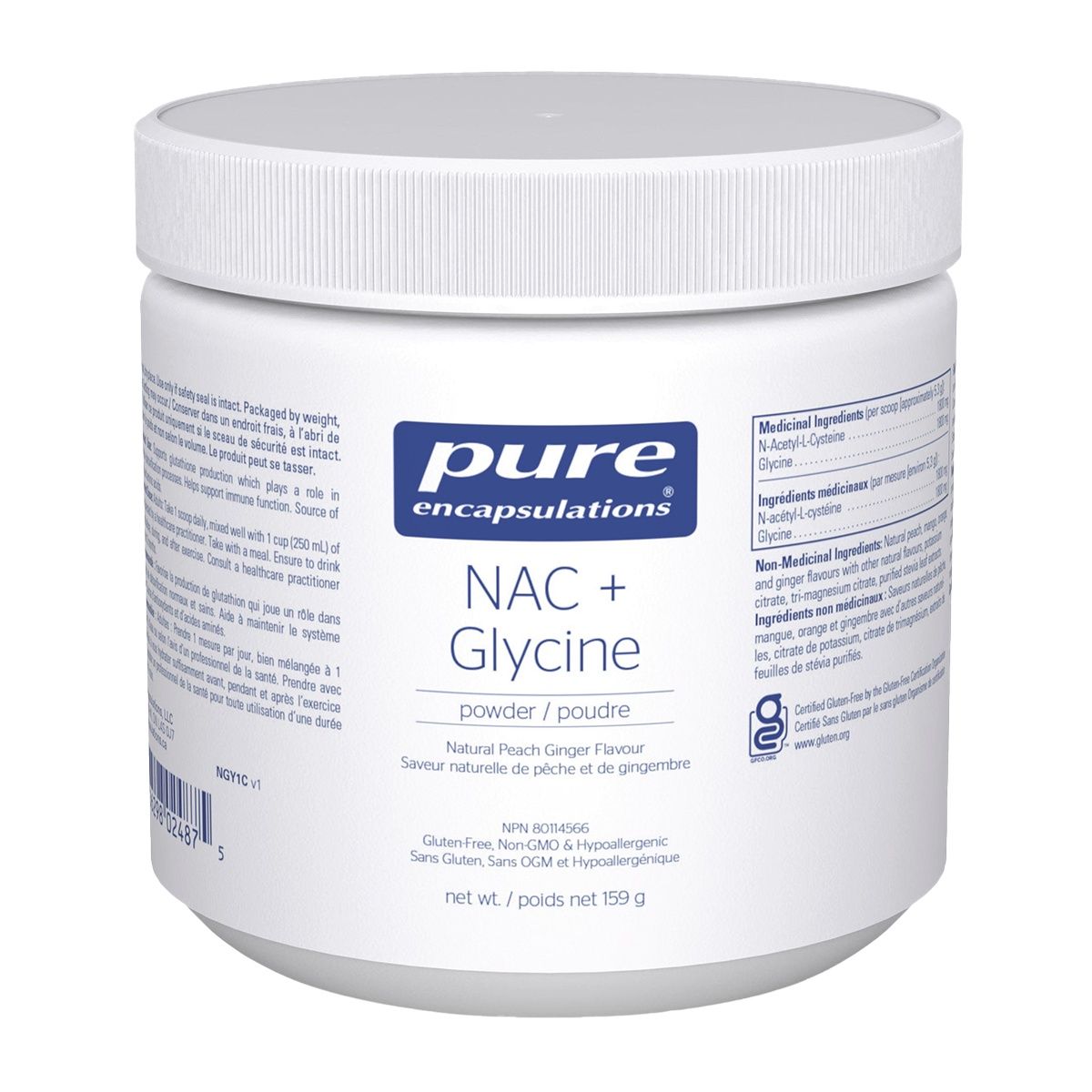 Pure Encapsulations NAC + Glycine 159g