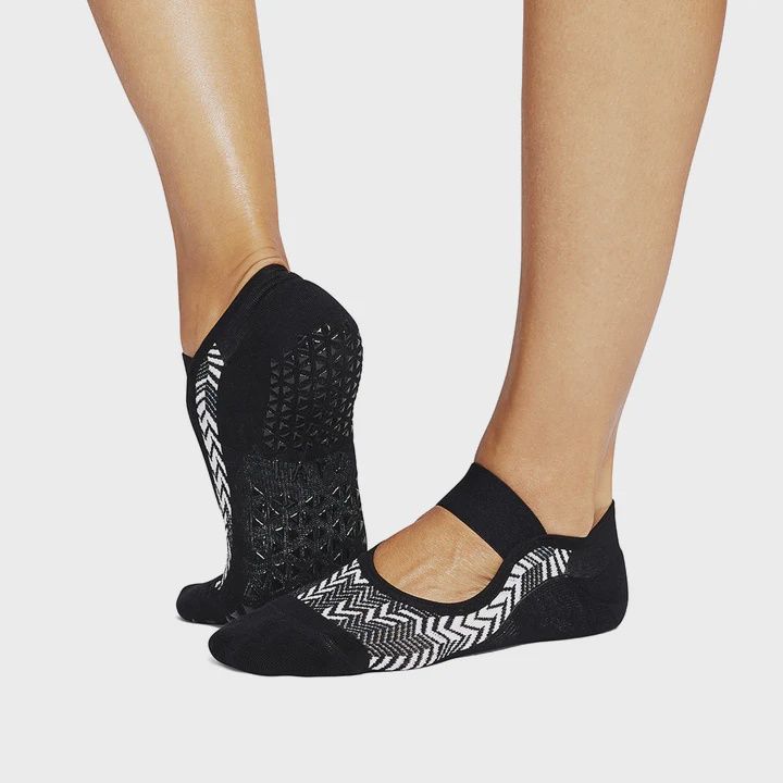 Tavi Lola Grip Socks - Black Ice - Medium