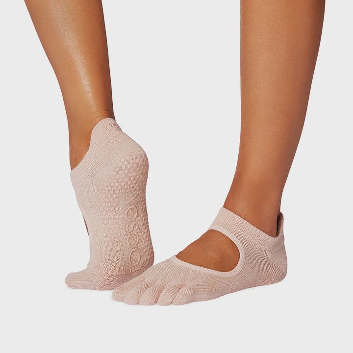Toesox Full Toe Bellarina Grip Socks - Mellow - Medium