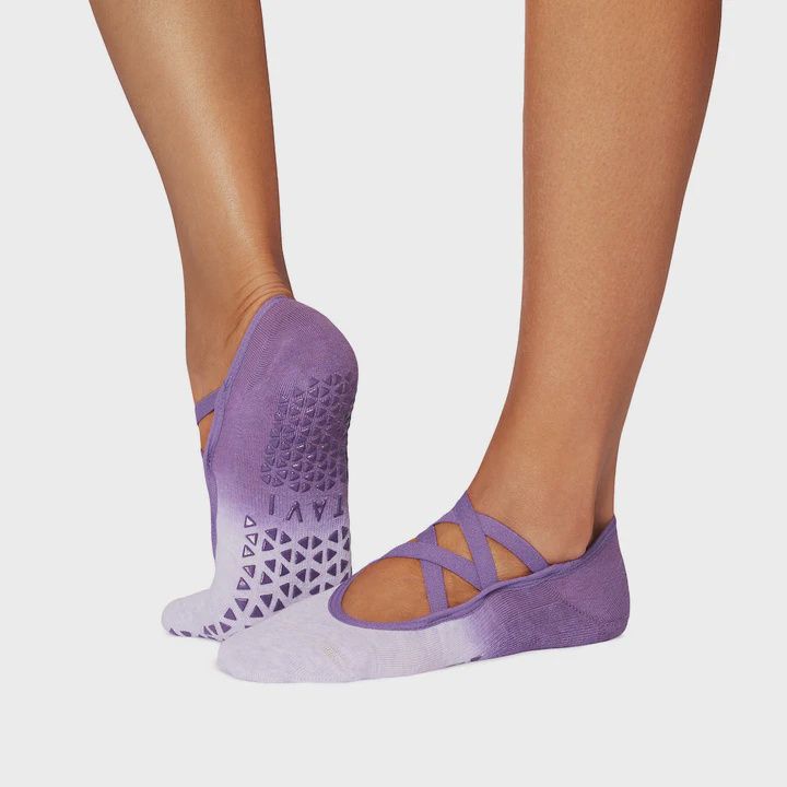 Tavi Luanna Grip Socks - Grape Ombre - Medium