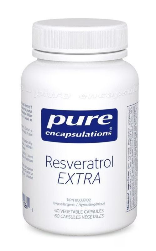 Pure Encapsulations Resveratrol EXTRA, 60 Vegetarian Capsules