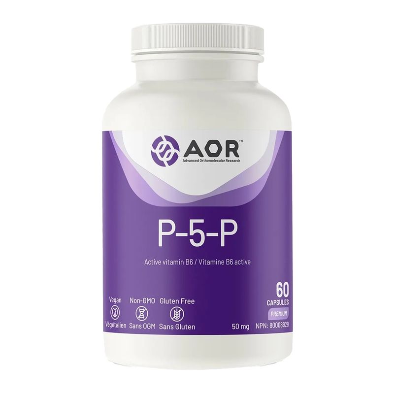 AOR P-5-P 50mg 60 Capsules