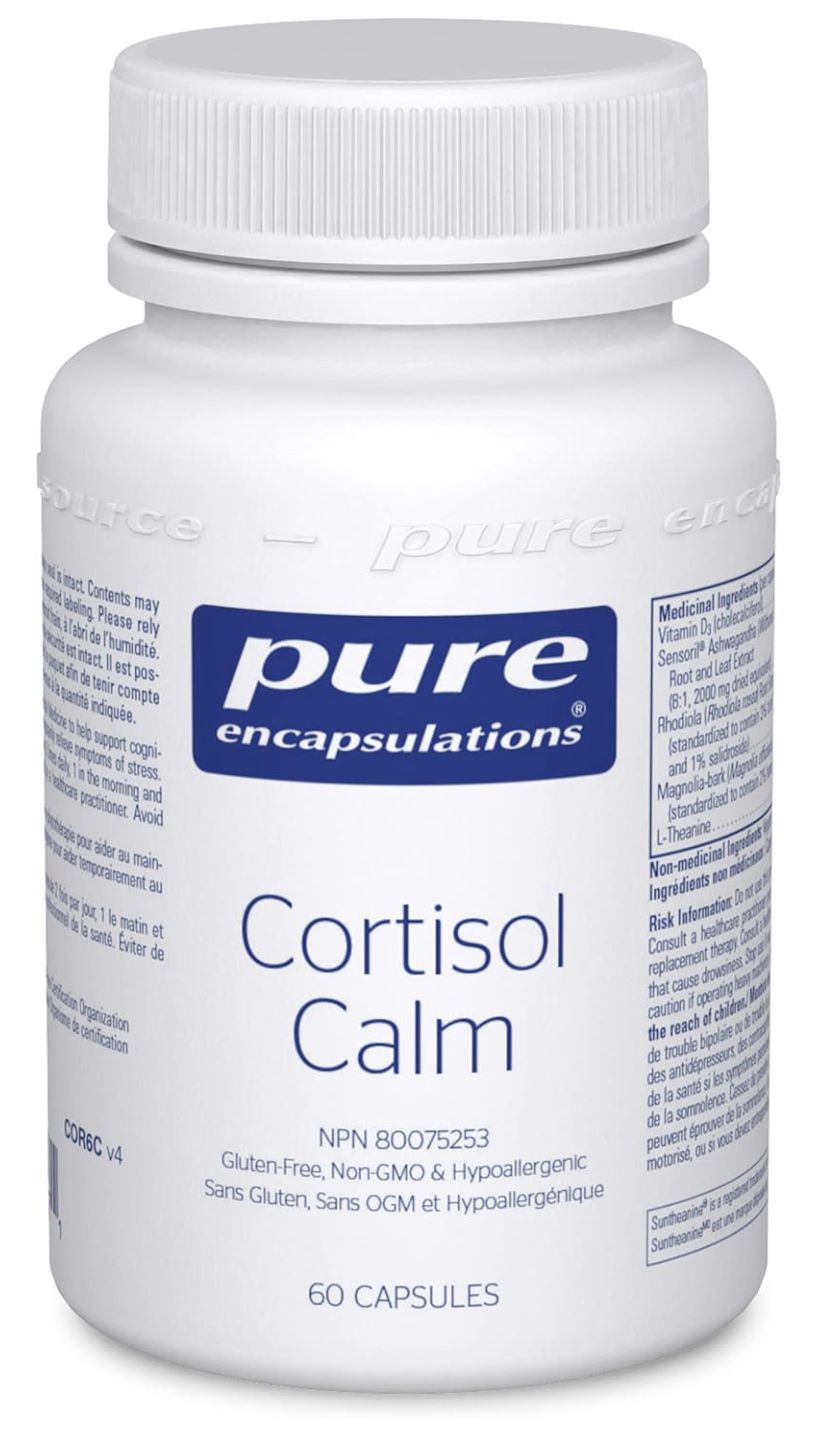 Pure Encapsulations  Cortisol Calm, 60 Vegetarian Capsules