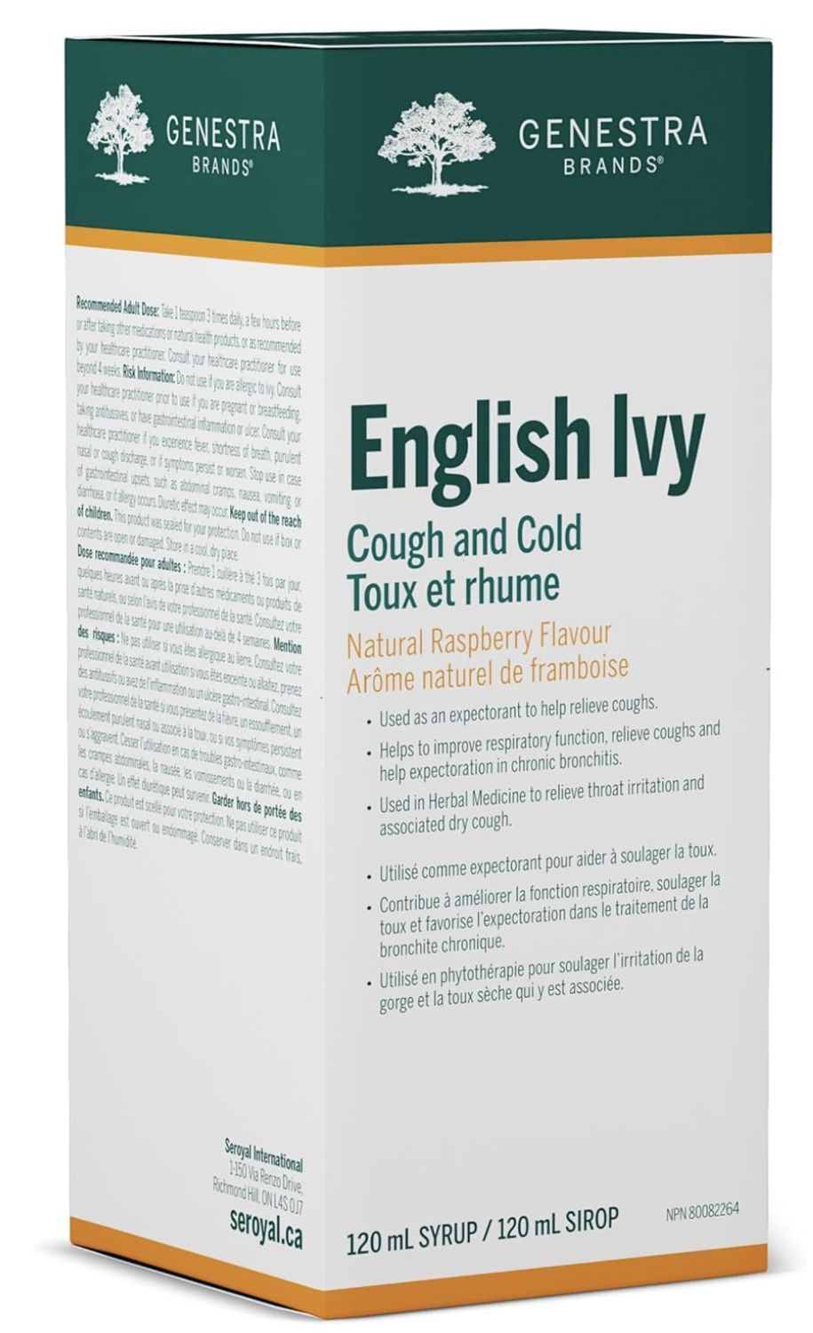 Genestra English Ivy Cough and Cold, 120mL