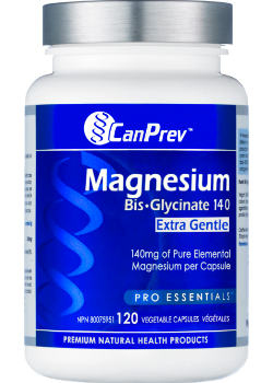 CanPrev Magnesium Bis-Glycinate 140 extra gentle 120 veg caps