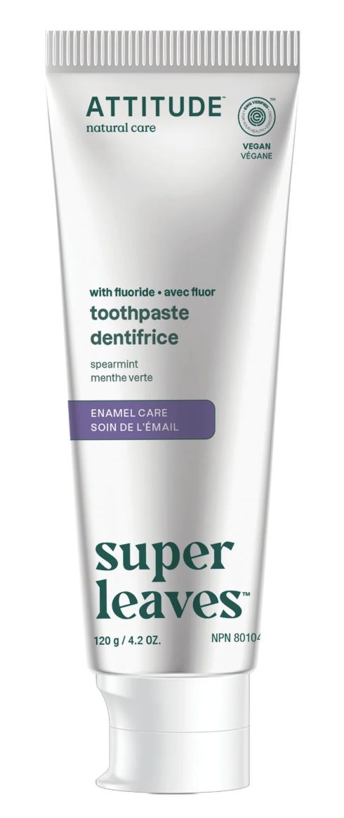 Attitude Toothpaste with Fluoride – Enamel Care Spearmint | 120g