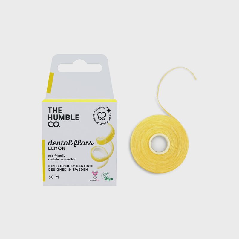 The Humble Co. Dental Floss - Lemon 50 m