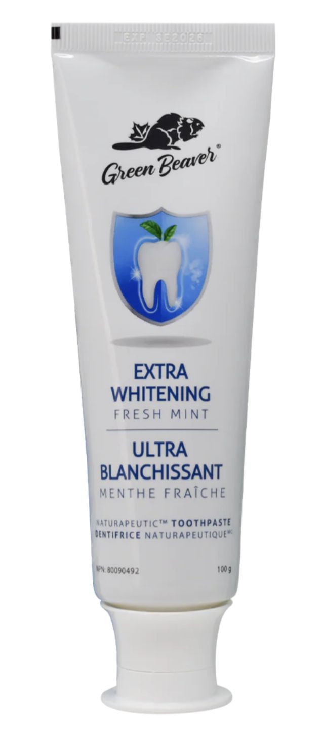 Green Beaver Naturapeutic Extra-Whitening Toothpaste - Fresh Mint