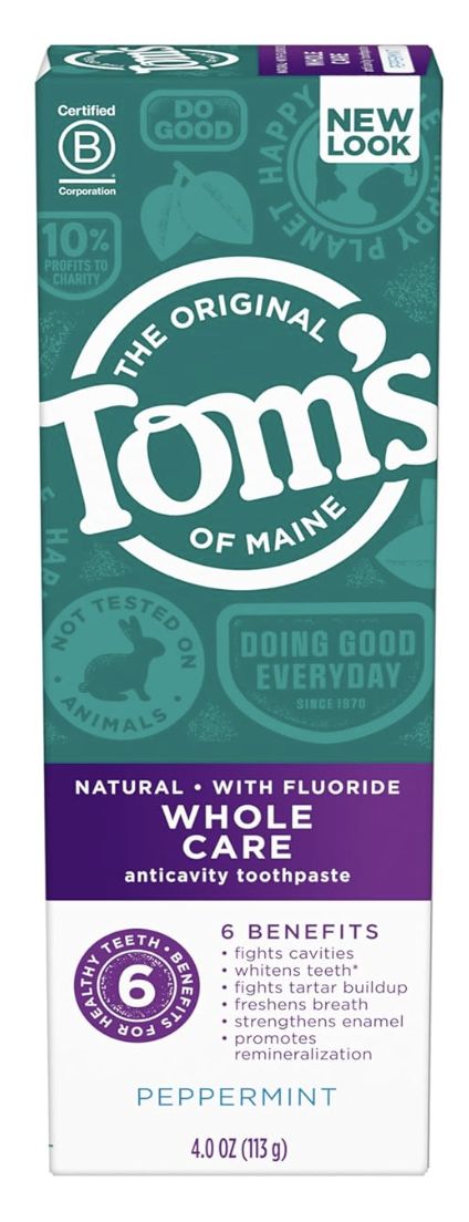 Tom&#39;s Whole Care Toothpaste - Peppermint