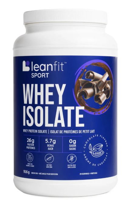 LEANFIT SPORT WHEY ISOLATE CHOCOLATE 916G