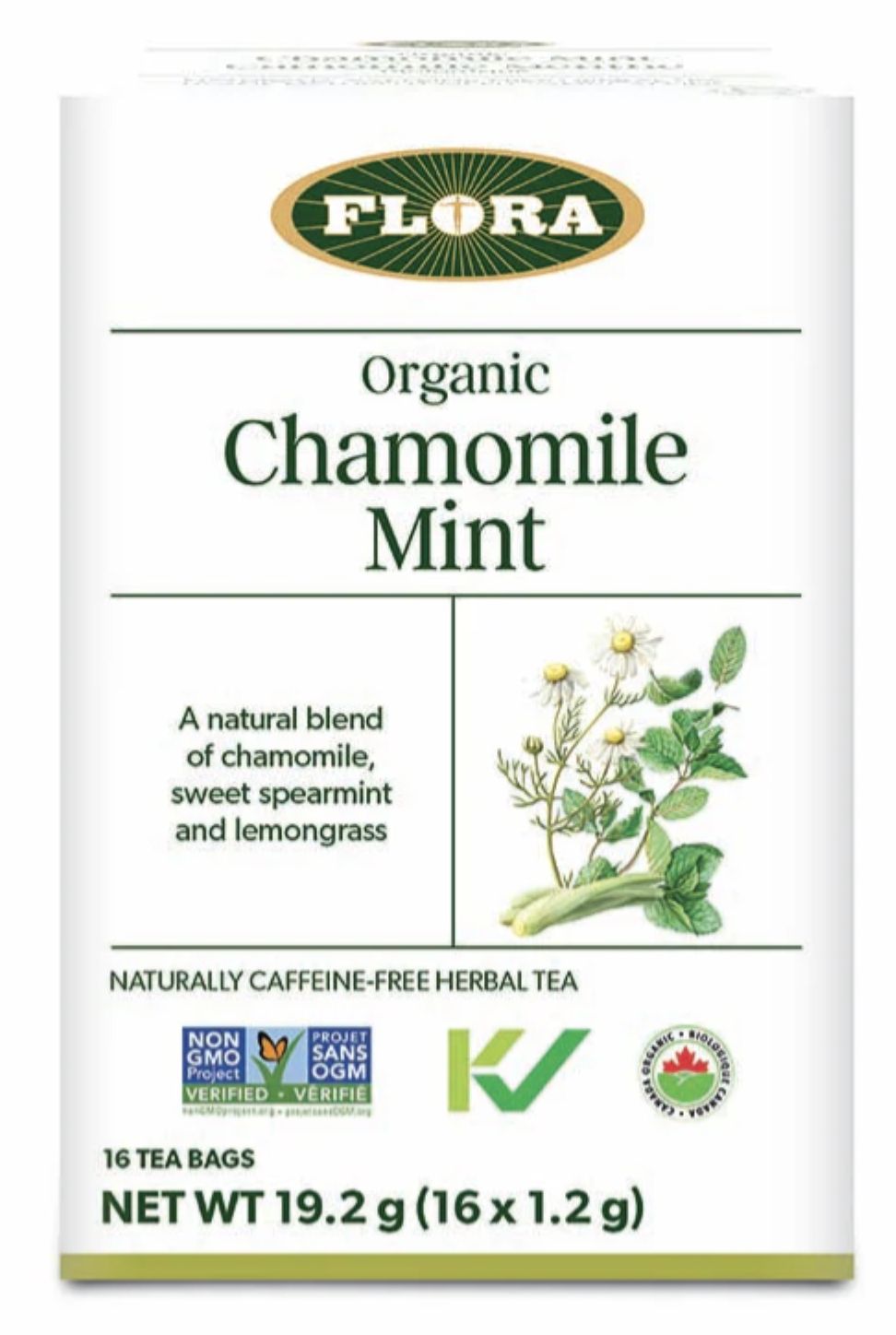 Flora Chamomile Mint Tea 16 Tea Bags