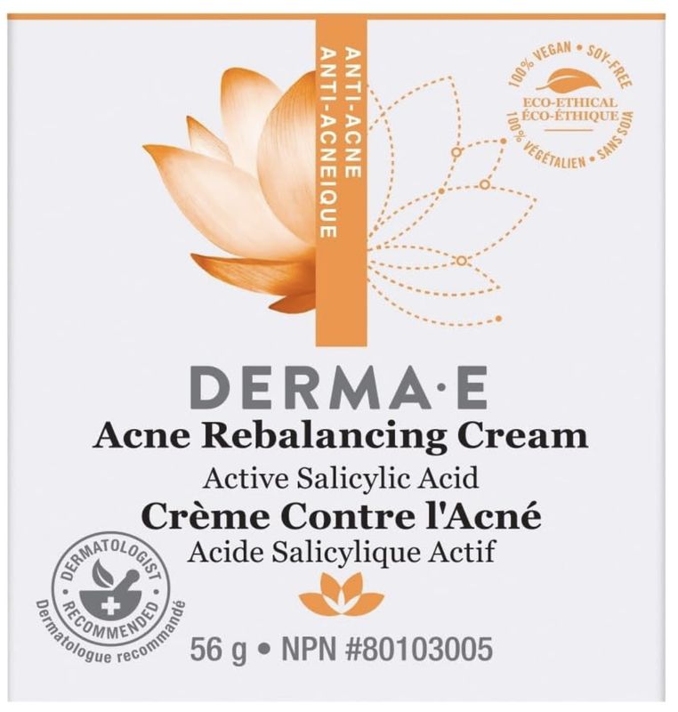 Derma E Acne Rebalancing Cream Anti-Blemish Complex