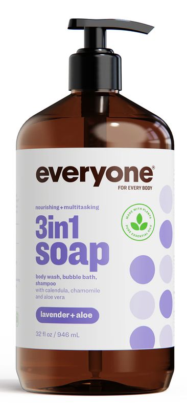 Everyone 3 in 1 Soap Lavender + Aloe 946mL