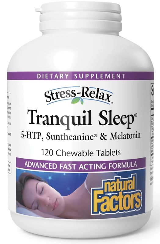 Natural Factors Tranquil Sleep® 120 Chewable Tablets