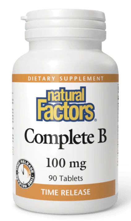 Natural Factors Complete B Time Release 100mg