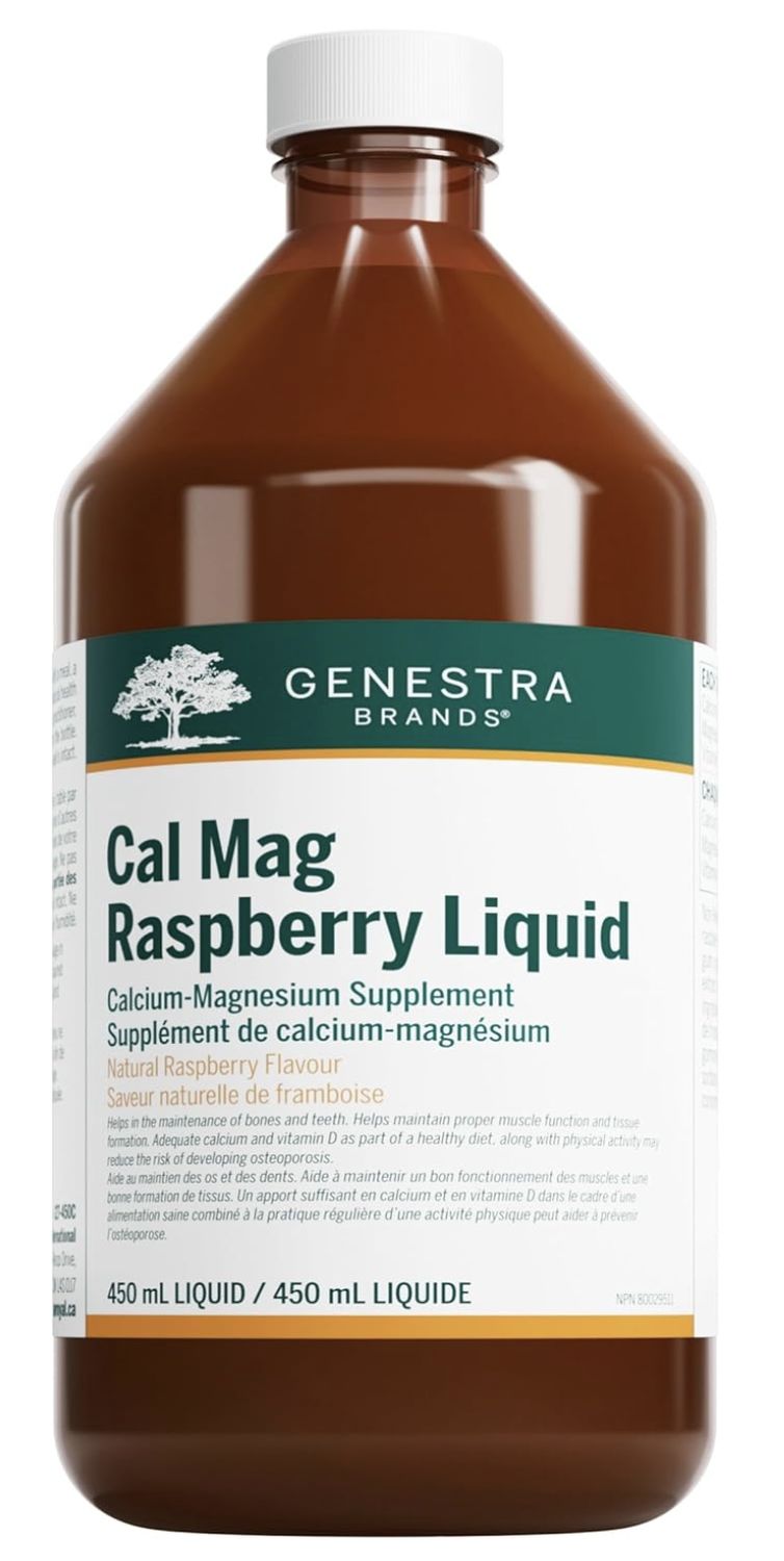 Genestra Cal Mag Liquid Raspberry 450mL