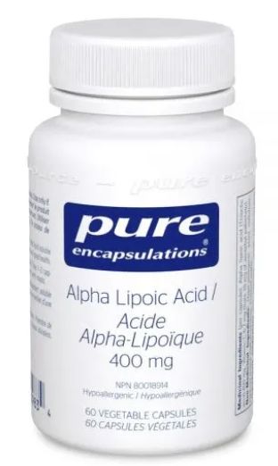 Pure Encapsulations Alpha Lipoic Acid 400 mg 60 Capsules