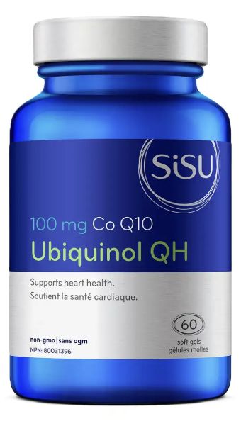 Sisu Ubiquinol QH 100 mg 60 Soft Gels