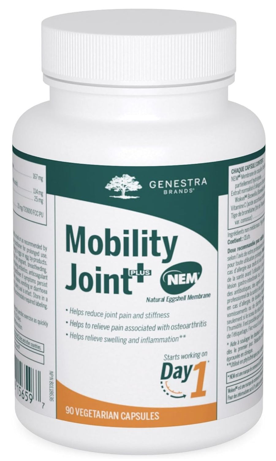 Genestra Mobility Joint Plus NEM®, 90 Vegetarian Capsules