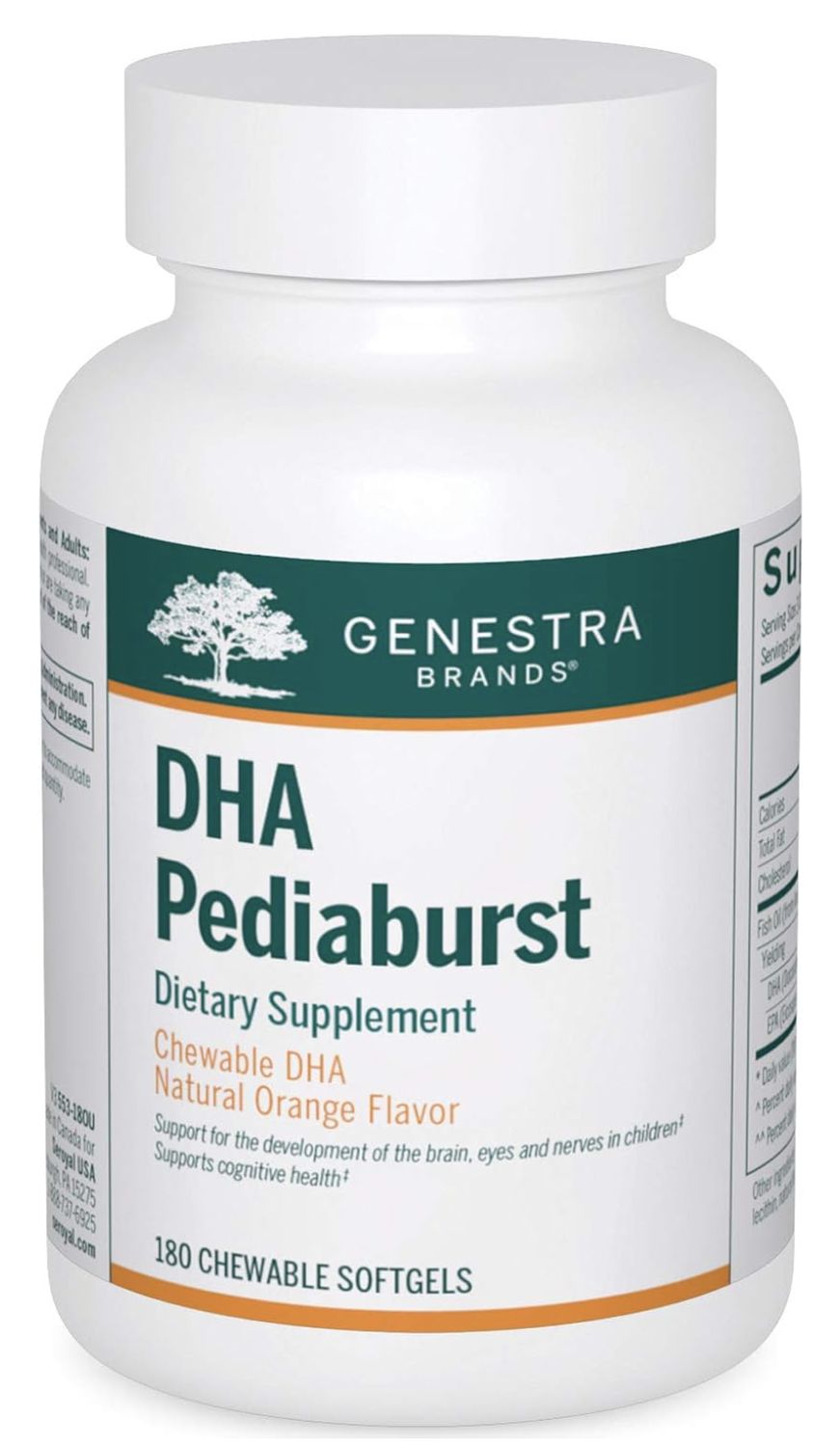 Genestra DHA PediaBurst 180 Chewable Softgels