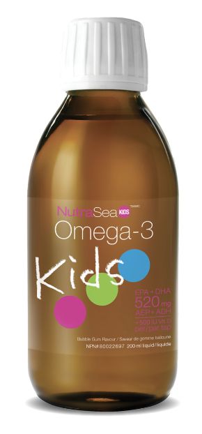 NutraSea Kids Omega-3, Bubblegum 200 ml