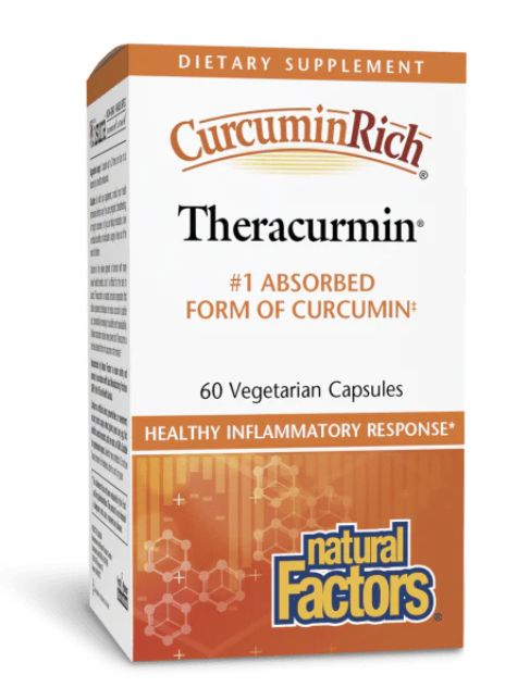 Natural Factors Curcumin Rich Theracurmin 60 Vegetarian Capsules