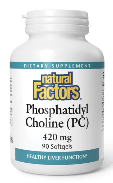 Natural Factors Phosphatidyl Choline 420mg 90 Softgels