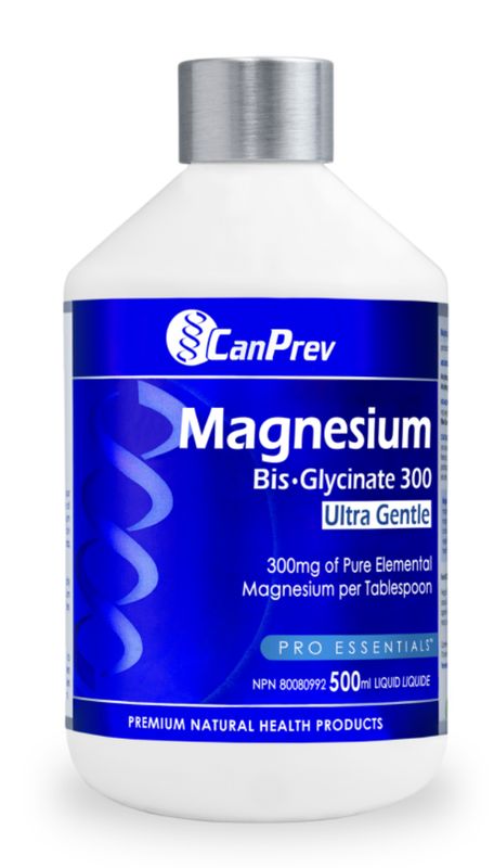 CanPrev Magnesium Bis-Glycinate 300 Ultra Gentle 500mL