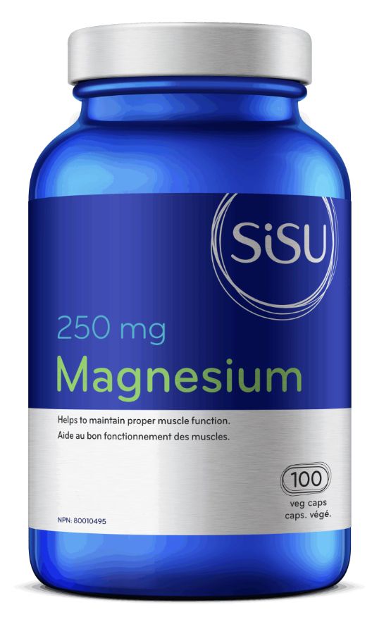 Sisu Magnesium 250mg 100 Vegetarian Capsules