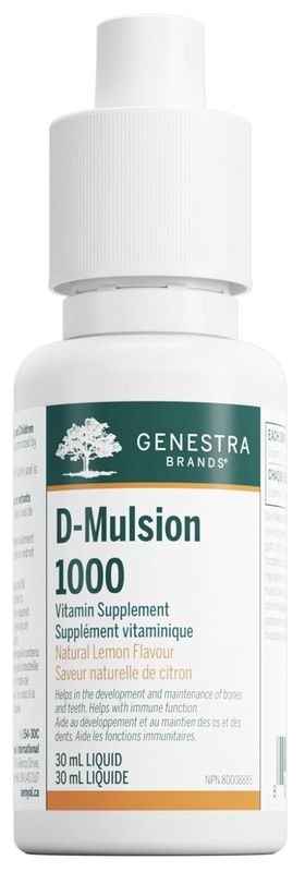 Genestra D-Mulsion 1000 (Natural Lemon Flavour)