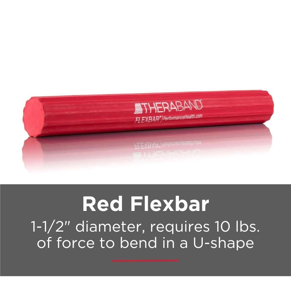 TheraBand Red Flex Bar 10lbs