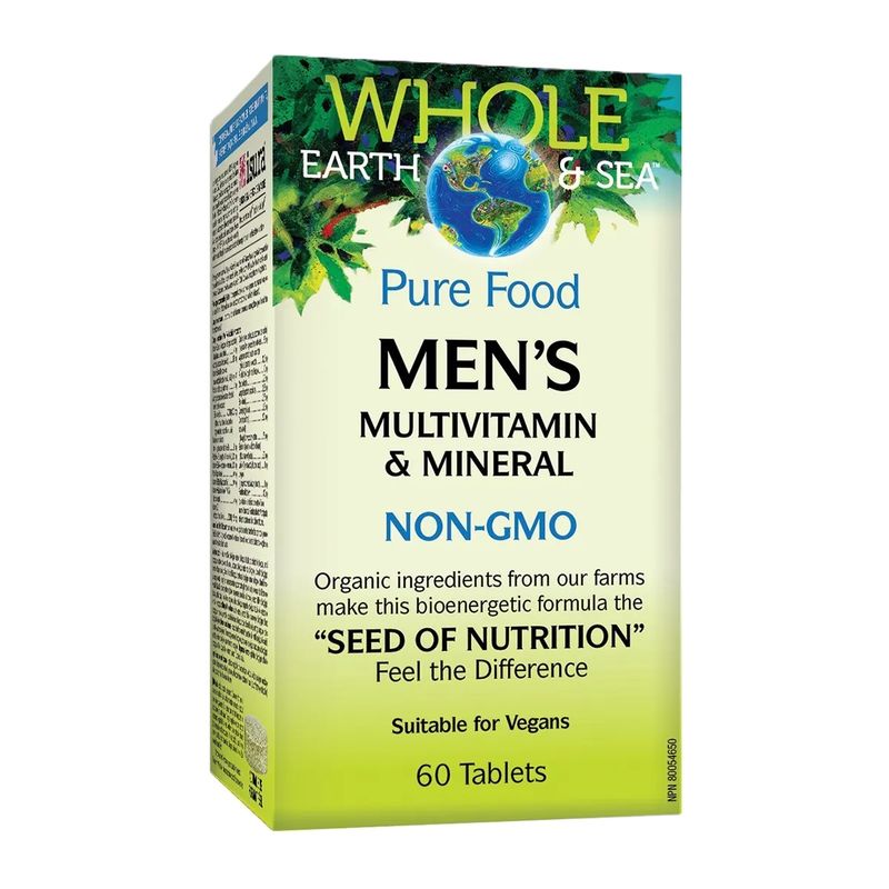 Pure Food Men&#39;s Multi and Mineral 60 tabs