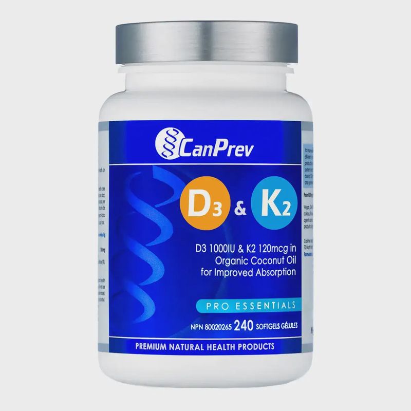 CanPrev D3 &amp; K2  240 softgels