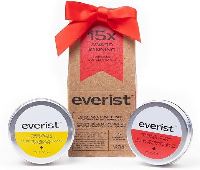 Everist Shampoo and Conditioner travel size