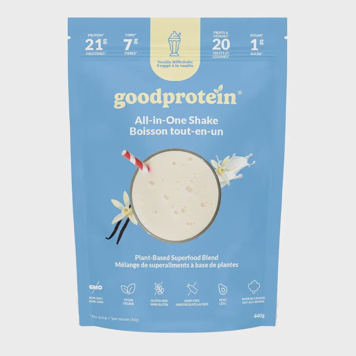 Good Protein Vanilla Milkshake 440g