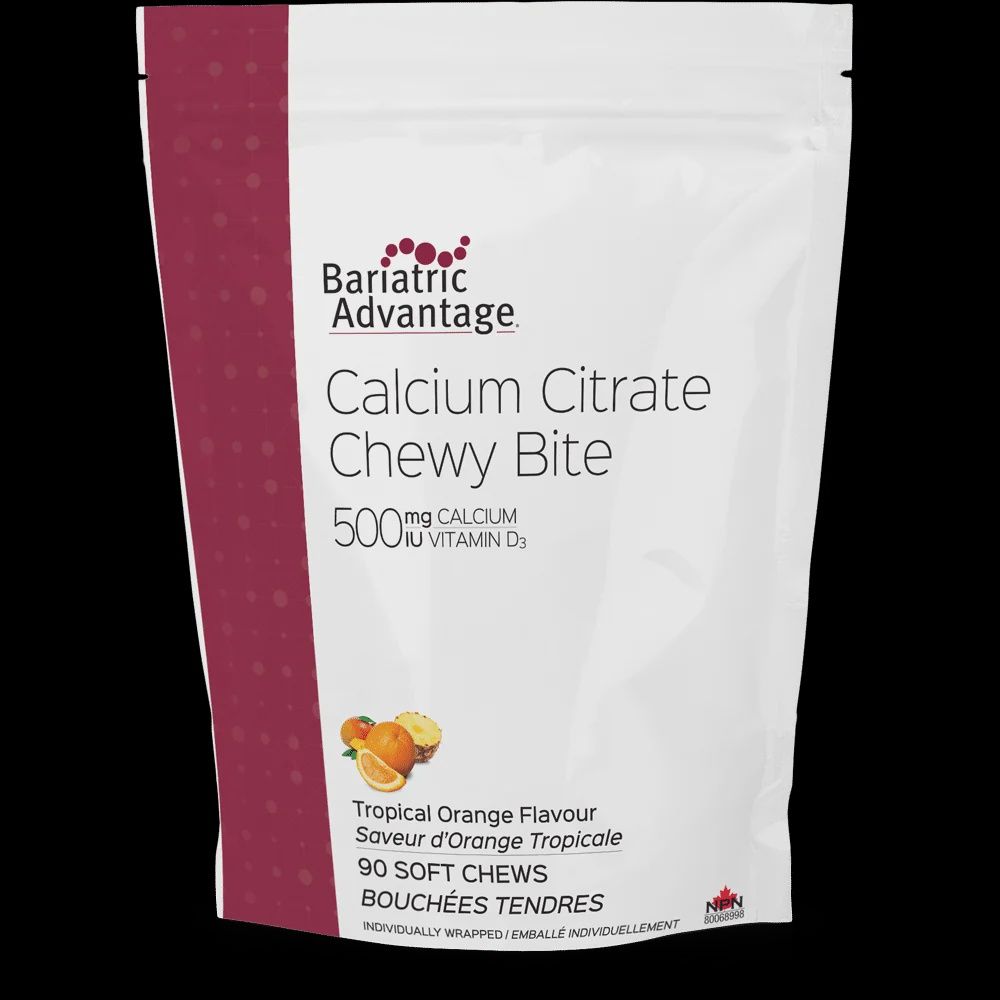 Calcium Citrate Chews Tropical Orange 90 soft chews
