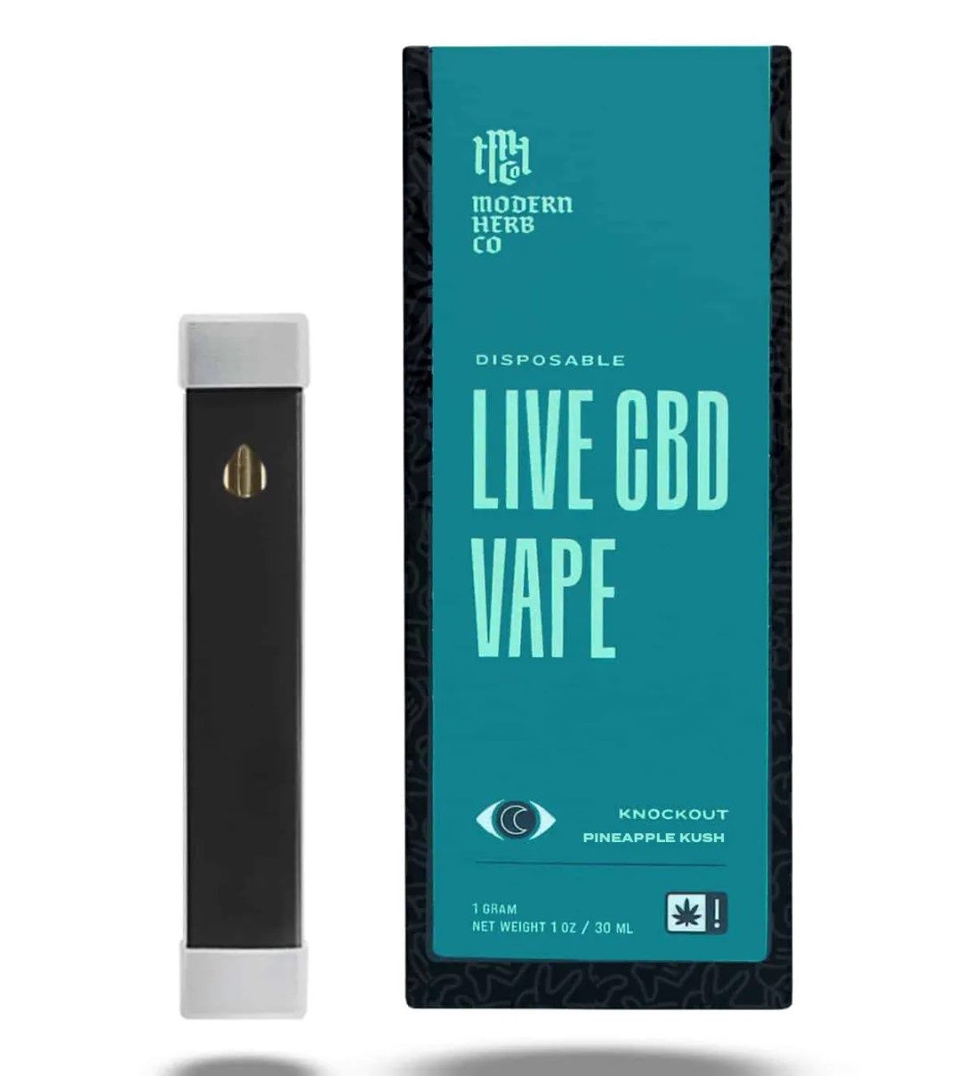 Modern Herb Co. Live CBD Disposable Vape Pens