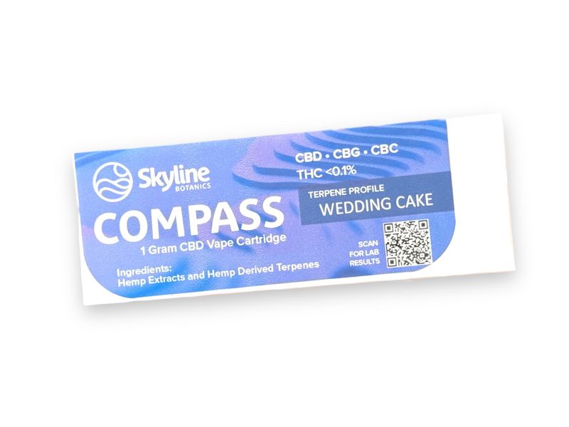 Skyline Botanics CBD Cartridge (Wedding Cake)
