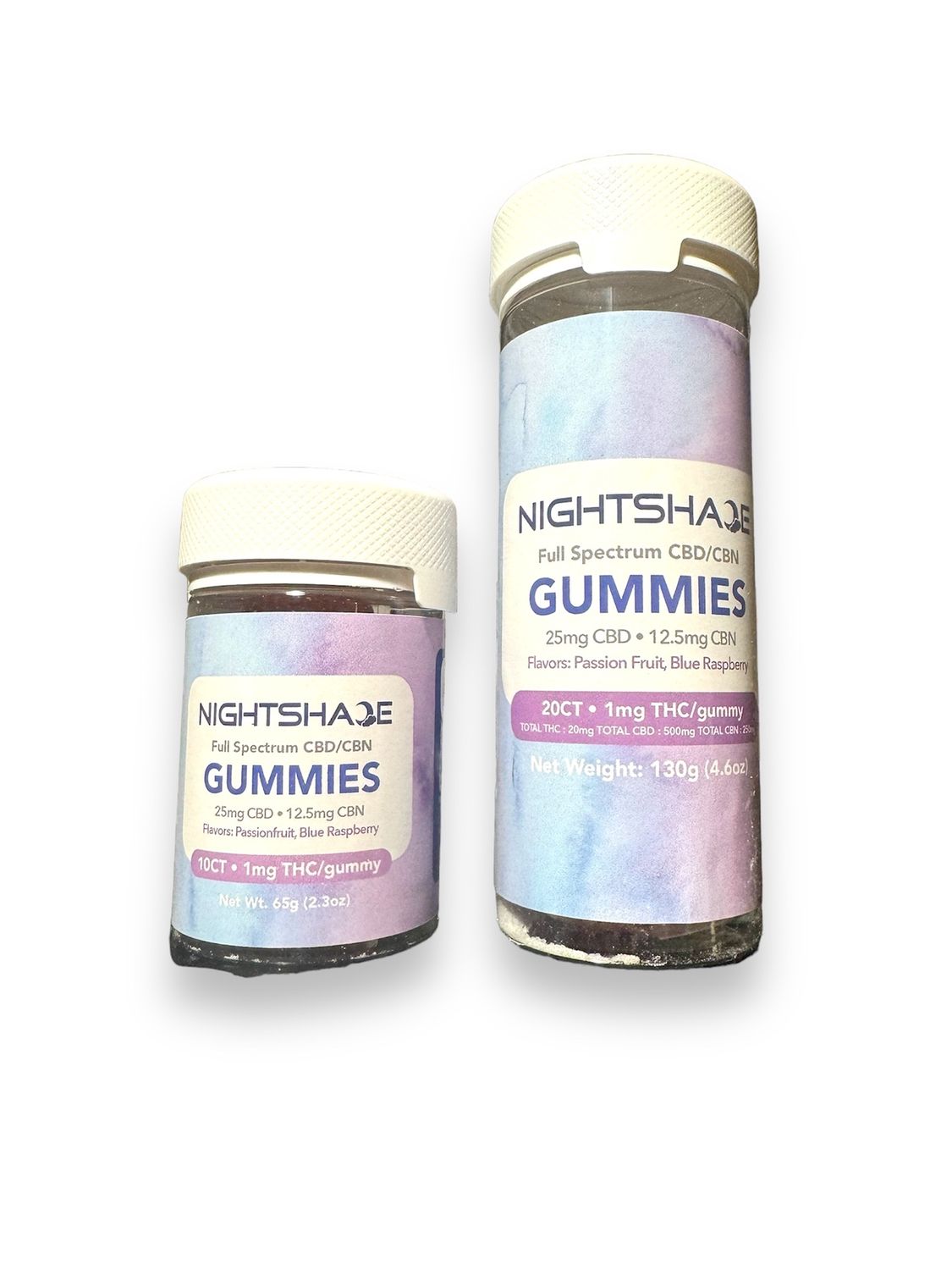 Nightshade 1mg  THC:CBD:CBN Gummies