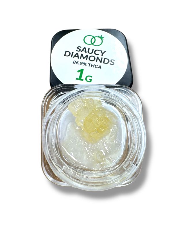 THCa Saucy Diamonds (86.9%)