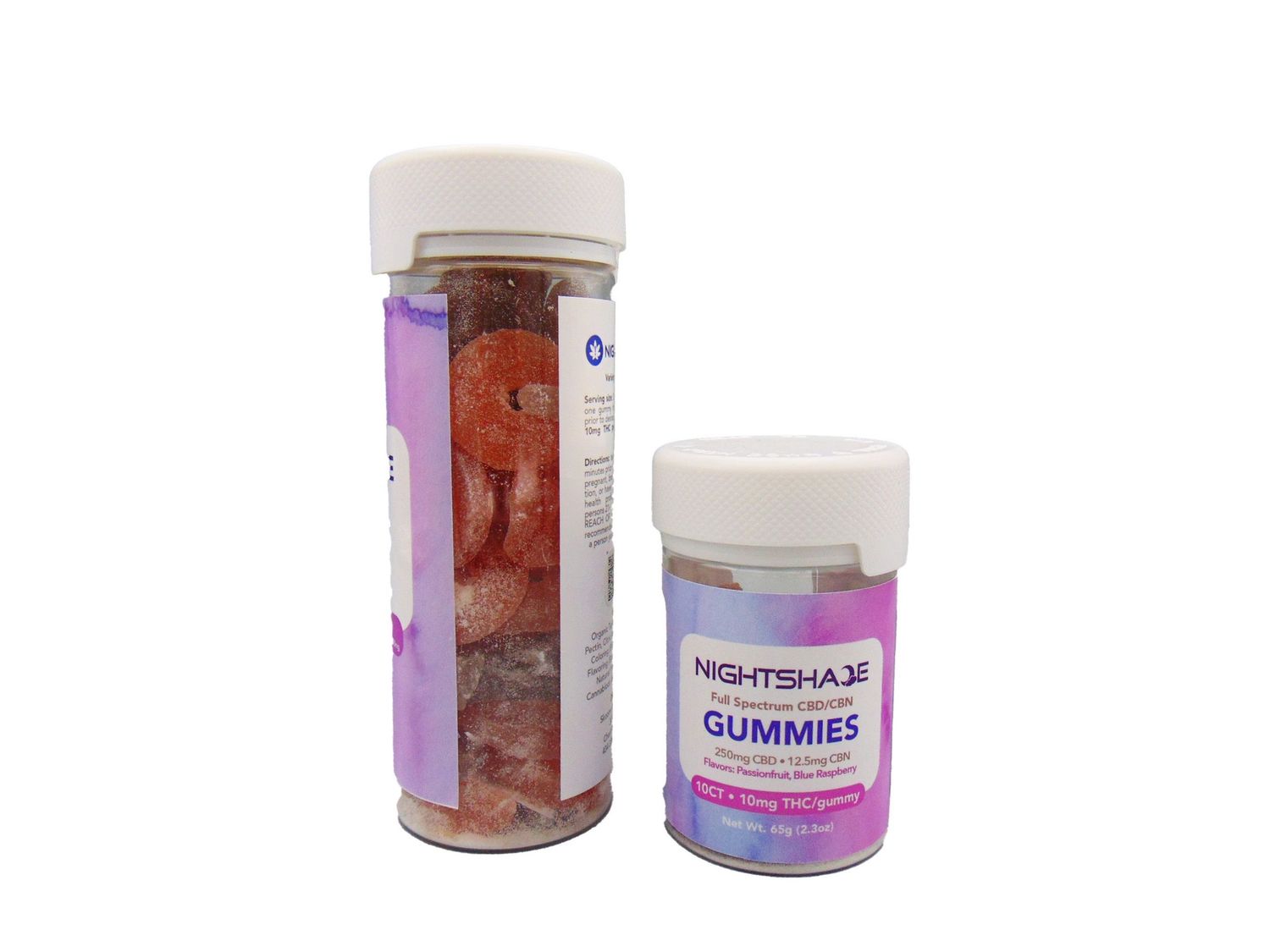 Nightshade 10mg  Indica Gummies