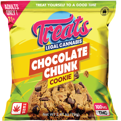 Treats Legal Cannabis - Chocolate Chunk Cookie