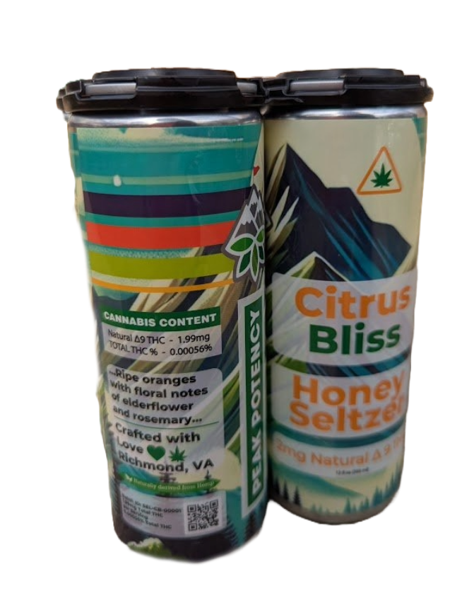 Citrus Bliss Honey Seltzer 4 Pack